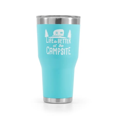 Camco LIBATC, TUMBLER, PAINTED COOL BLUE, 30OZ 53058